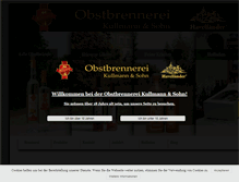 Tablet Screenshot of havelland-obstler.de